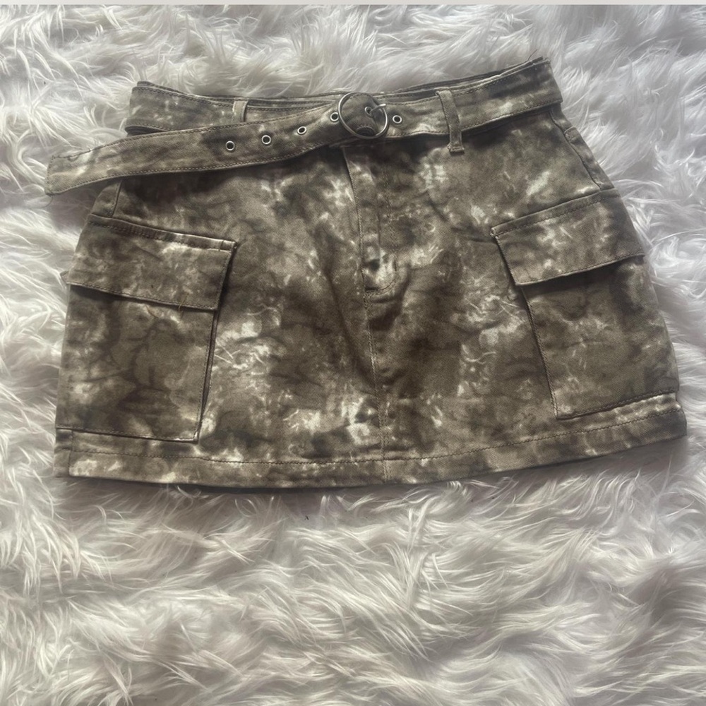 Indigo Rein Brown and White Skirt Size9
